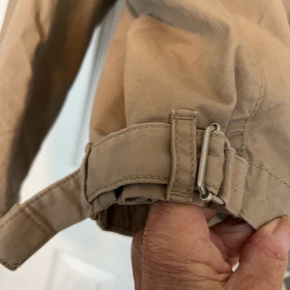 H&M box Utility Jacket in Khaki 100% cotton size small - Picture 7 of 11